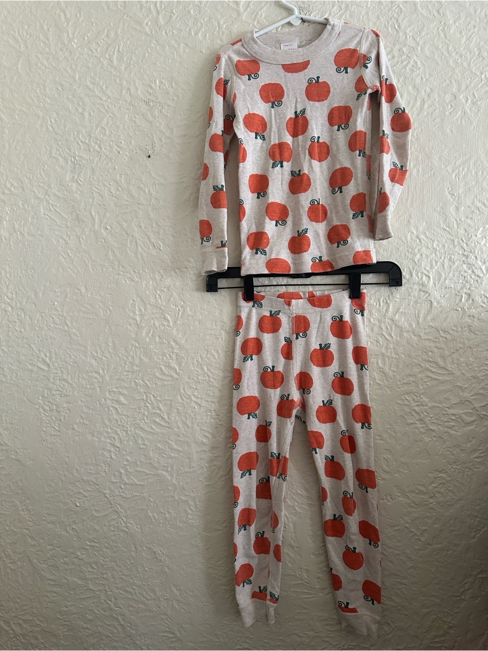 Hanna Andersson Jack O’ Lantern Kids Pajama Set Pumpkin Long Sleeve Pants Child